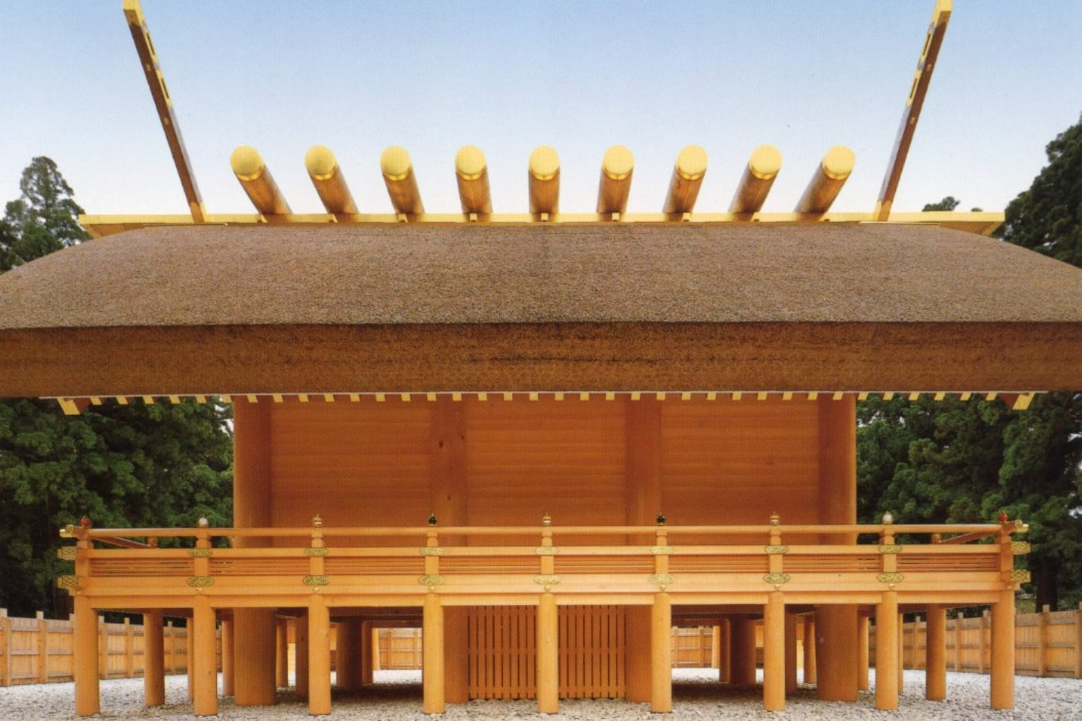 豊受大神宮正殿 背面全景